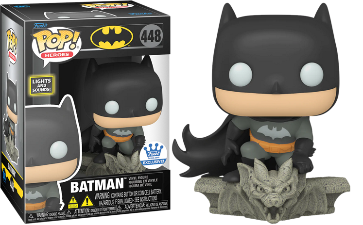 DC COMICS - Batman with Light & Sound Pop! Vinyl - FUNKO EXCLUSIVE