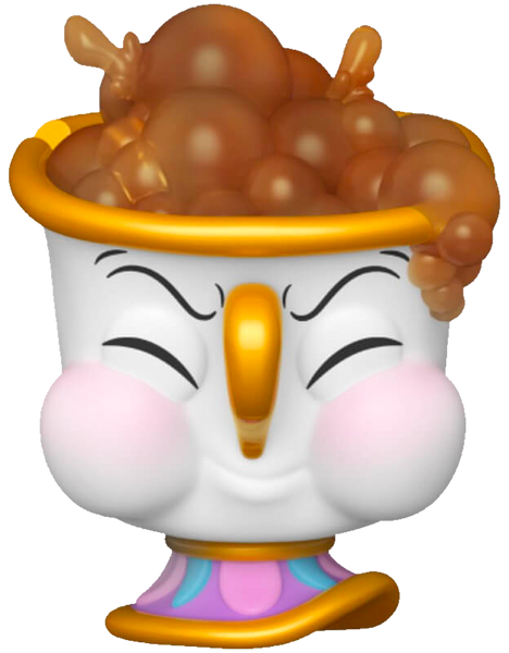 Beauty and The Beast - Chip Potts with Bubbles Pop! Vinyl Figure (RS) - Rogue Online Pty Ltd