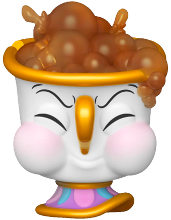Beauty and The Beast - Chip Potts with Bubbles Pop! Vinyl Figure (RS) - Rogue Online Pty Ltd