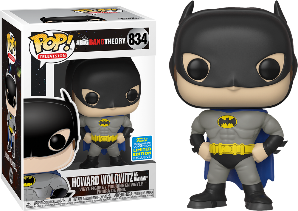 Big Bang Theory - Howard Wolowitz as Batman SDCC 2019 Exclusive Pop! Vinyl - Rogue Online Pty Ltd