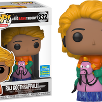 Big Bang Theory - Raj Koothrappali as Aquaman SDCC 2019 Exclusive Pop! Vinyl - Rogue Online Pty Ltd