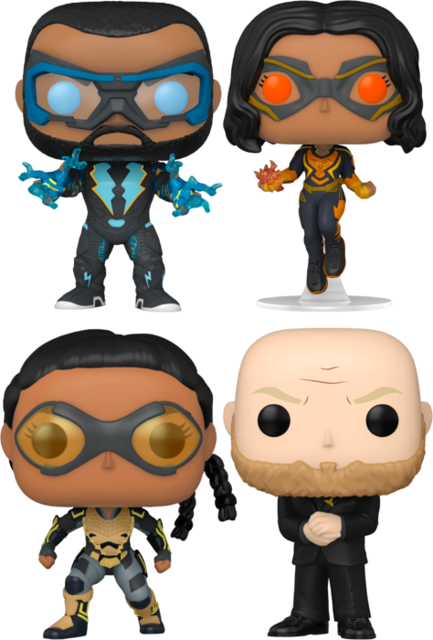 Black Lightning - Funder & Lightning Pop! Vinyl Bundle (Set of 4)