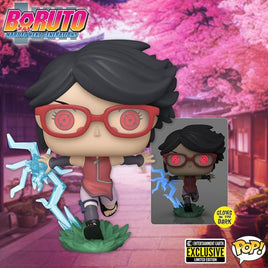 BORUTO: Sarada with Sharingan Glow Pop! Vinyl - EE EXCLUSIVE