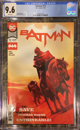 CGC GRADÉ - Batman #73 DC Comics - 9.6 Noté #3902679018