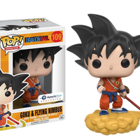 Dragon Ball Z - Goku and Flying Nimbus Orange Suit Pop! Vinyl - GALACTIC TOYS EXCLUSIVE
