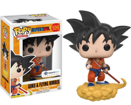 Dragon Ball Z - Goku and Flying Nimbus Orange Suit Pop! Vinyl - GALACTIC TOYS EXCLUSIVE