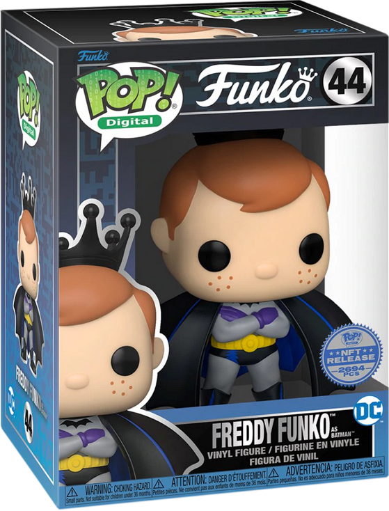 DC Series 1 - Freddy Funko As Batman Pop! Vinyl LE2694 Royalty - FUNKO NFT EXCLUSIVE