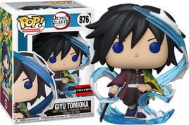 DEMON SLAYER - Giyu Tomioka Wather Breathing Pop! Vinyl Figure - AAA Anime Exclusive