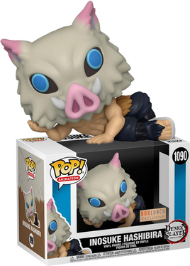 PRE-ORDER - DEMON SLAYER - Inosuke Lounging In Mask Exclusive Pop! Vinyl - BOXLUNCH EXCLUSIVE