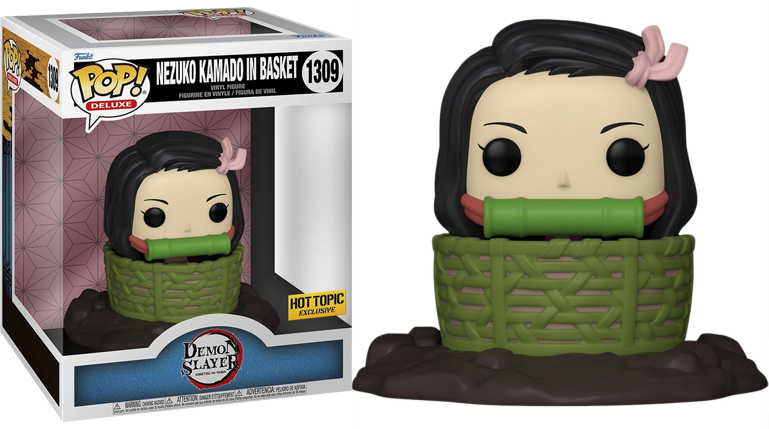DEMON SLAYER - Nezuko Kamado In Basket Pop! Vinyl - HOT TOPIC EXCLUSIVE