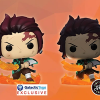 DEMON SLAYER -Tanjiro Pop Vinyl - GALACTIC TOYS EXCLUSIVE CHASE BUNDLE