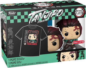 Demon Slayer - Tanjiro Pop! Vinyl Figure & Tee - TARGET EXCLUSIVE