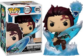 DEMON SLAYER - Tanjiro with Dragon Exclusive Glow Translucent Pop! Vinyl - BOX LUNCH EXCLUSIVE