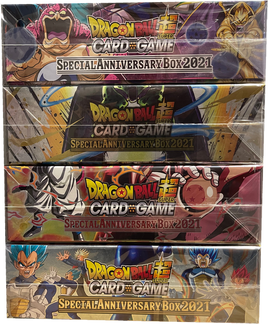 Dragon Ball Super Card Game Special Anniversary Box 2021 - Display (Set of 4)