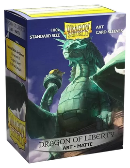 Sleeves - Dragon Shield - Box 100 - MATTE Art - Dragon of Liberty