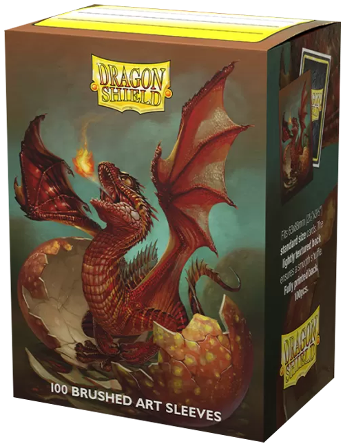 Sleeves - Dragon Shield - Box 100 - Brushed Art - Baby Dragon Sparky ...