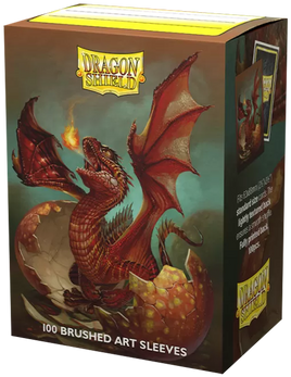 Sleeves - Dragon Shield - Box 100 - Brushed Art - Baby Dragon Sparky