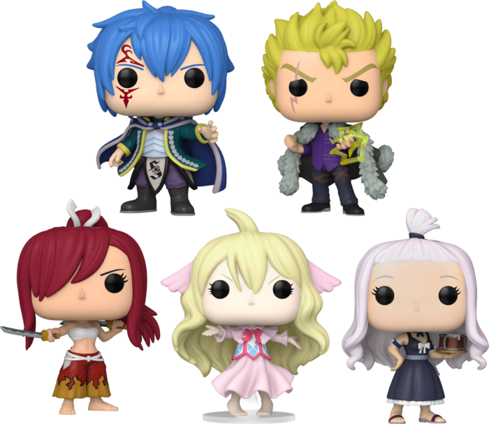 Fairy Tail Pop Vinyl Figure Bundle Set of 5 Rogue Online Pty Ltd
