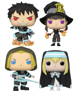 Fire Force - The Brigade Pop! Vinyl Bundle (Set of 4)