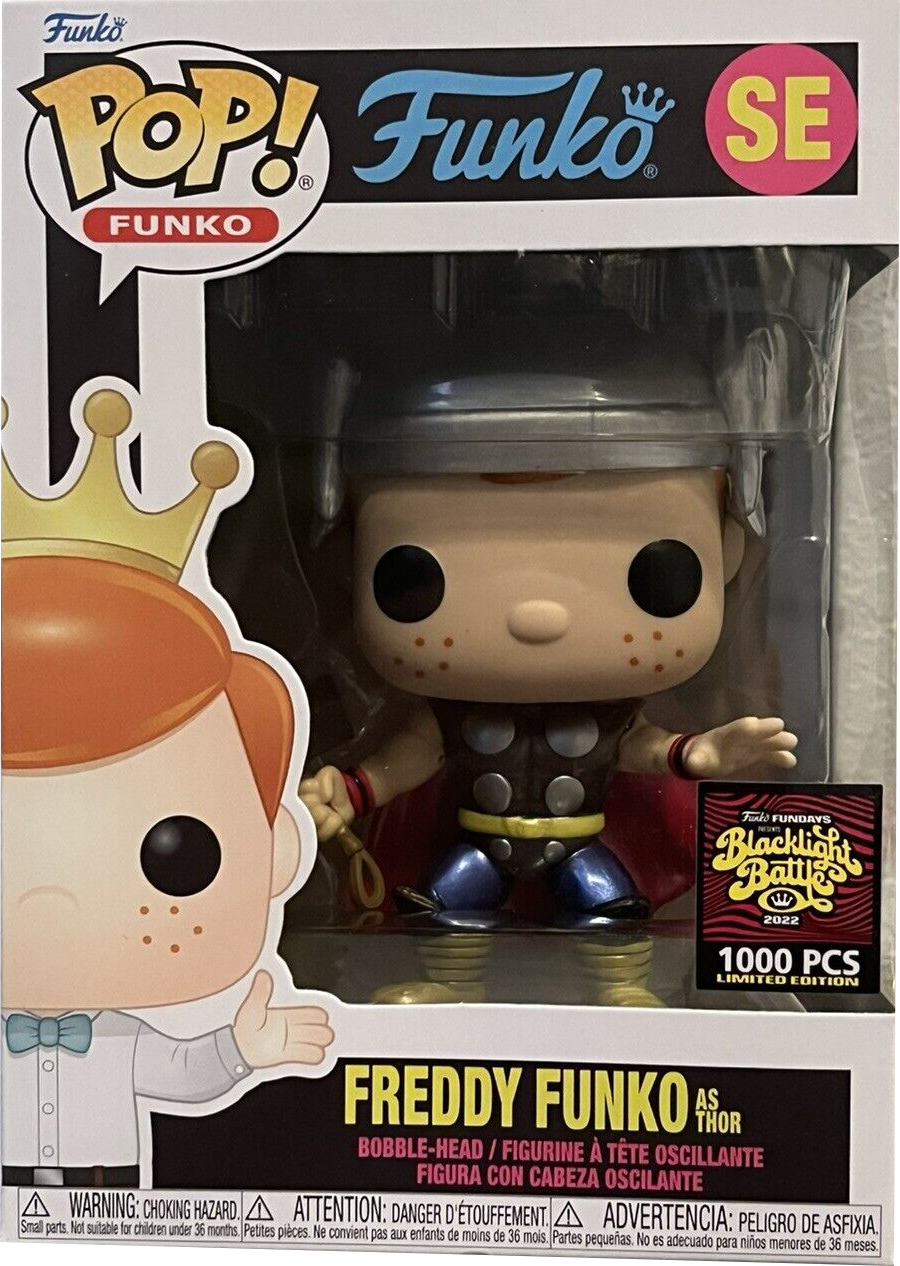 Freddy as Thor Metallic Pop! Vinyl 1000PC Limited Edition- SDC22 EXCLUSIVE