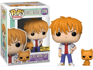 Fruits Basket - Kyo With Cat Pop! Vinyl - HOT TOPIC EXCLUSIVE