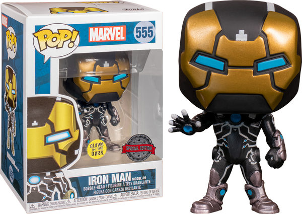 Iron Man - Mark XXXIX Glow Marvel 80th Anniversary US Exclusive Pop! Vinyl [RS] - Rogue Online Pty Ltd