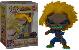 My Hero Academia - All Might Weakened Glow US Exclusive Pop! Vinyl [RS] - Rogue Online Pty Ltd