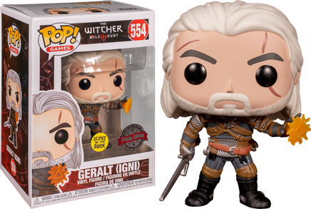 The Witcher 3: Wild Hunt - Geralt Igni Glow in the Dark Pop! Vinyl Figure (RS) - Rogue Online Pty Ltd