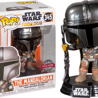 Star Wars: The Mandalorian - Mandalorian Chrome US Exclusive Pop! Vinyl [RS] - Rogue Online Pty Ltd
