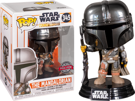 Star Wars: The Mandalorian - Mandalorian Chrome US Exclusive Pop! Vinyl [RS] - Rogue Online Pty Ltd