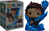 DEMON SLAYER - Tanjiro with Dragon Exclusive Glow Translucent Pop! Vinyl Figure
