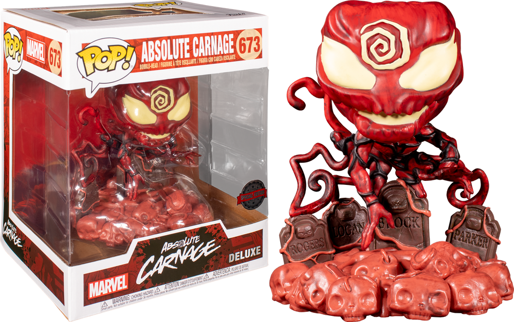 Spider-Man - Absolute Carnage on Headstone US Exclusive Pop! Deluxe - Rogue Online Pty Ltd