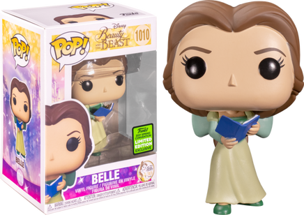Beauty and the Beast Belle with Green Dress 30th Anniversary Pop
