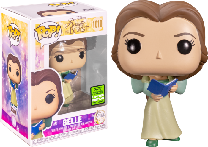 Beauty and the Beast - Belle with Green Dress 30th Anniversary Pop! Vinyl Figure (2021 Spring Convention Exclusive)
