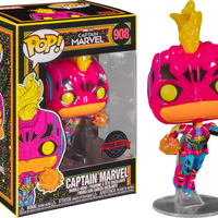 Marvel: Blacklight - Captain Marvel Black Light Exclusive Pop! Vinyl Figure
