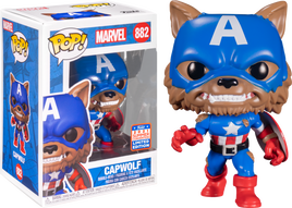 2021 Funkon Summer Convention - Marvel Capwolf Exclusive Pop! Vinyl