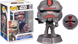 Star Wars: Across the Galaxy - Hunter Exclusive Pop! Vinyl with Pin [RS]