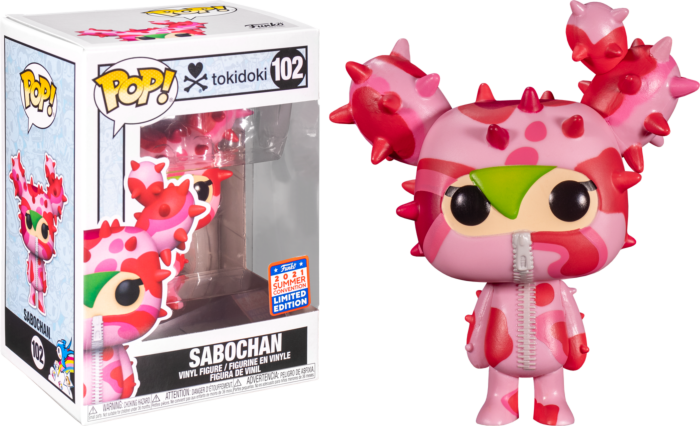 2021 Funkon Summer Convention - Tokidoki Sabochan Exclusive Pop! Vinyl