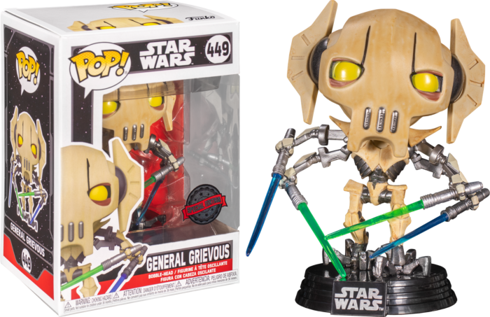 Star Wars General Grievous with Four Lightsabers Pop Vinyl