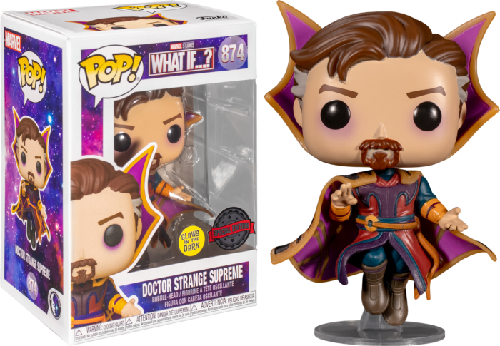 Marvel What If…? - Doctor Strange Supreme Glow in the Dark Exclusive Pop! Vinyl Figure