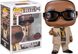 Notorious BIG - Biggie with FILA Shoes Metallic Exclusive Pop! Vinyl