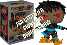 Fire Force - Shinra Fire Glow Exclusive Pop! Vinyl - SIGNED JSA CERTIFIED