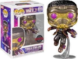 Marvel What If…? - T’Challa Star-Lord Metallic Exclusive Pop! Vinyl Figure