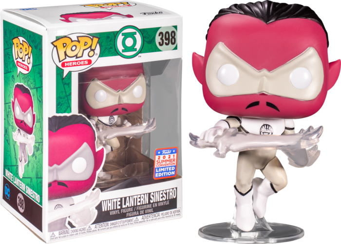 2021 Funkon Summer Convention - Green Lantern White Lantern Sinestro Exclusive Pop! Vinyl