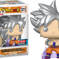 Dragon Ball Super - Goku Metallic Ultra Instinct with Kamehameha Pop! Vinyl - 2022 NYCC Convention Exclusive