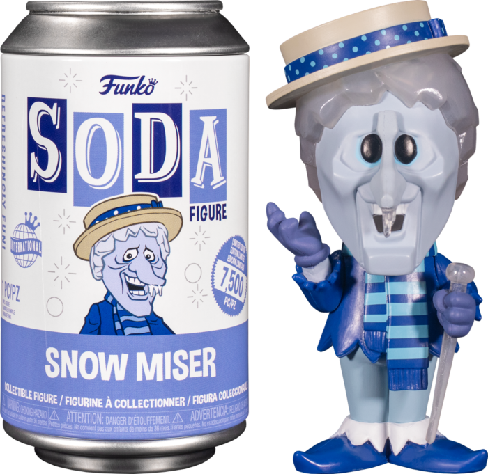 The Year Without A Santa Claus - Snow Miser Vinyl SODA Figure in Collector Can