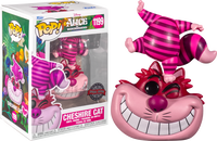 Alice in Wonderalnd - Cheshire Cat on Head Exclusive Pop! Vinyl - CHASE BUNDLE