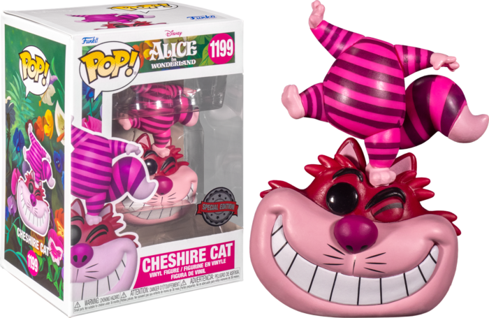 Alice in Wonderalnd - Cheshire Cat on Head Exclusive Pop! Vinyl