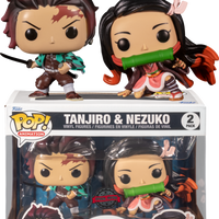 DEMON SLAYER - Tanjiro & Nezuko Exclusive Pop! 2-Pack