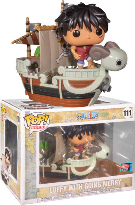 One Piece - Luffy with Going Marry Pop! Vinyl - 2022 NYCC Convention Exclusive